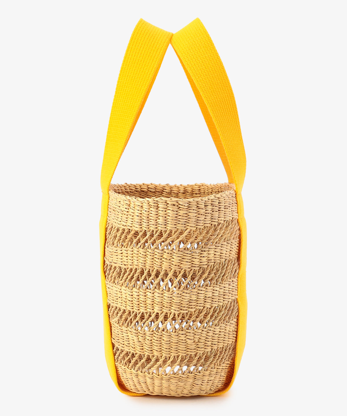 Mesh Tote Basket (Small) YELLOW