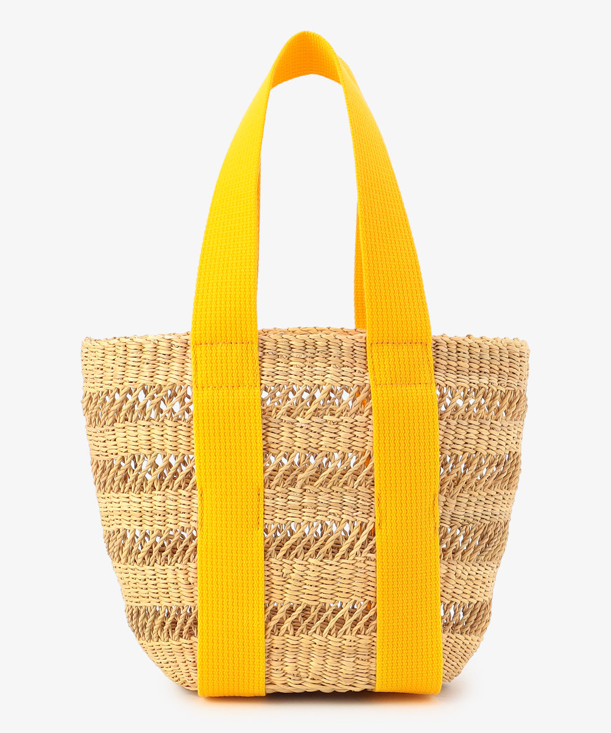 Mesh Tote Basket (Small) YELLOW