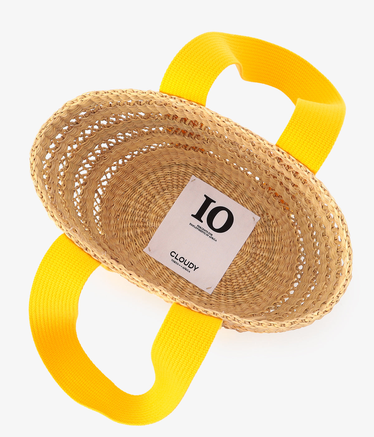 Mesh Tote Basket (Small) YELLOW