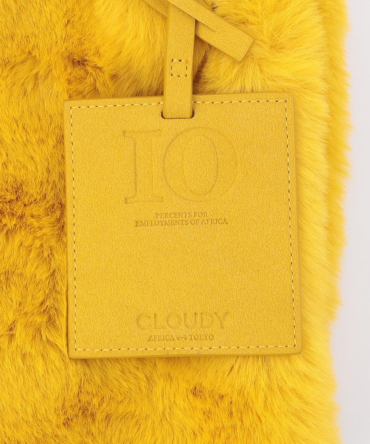 Eco Fur Convenience Bag (Small) YELLOW