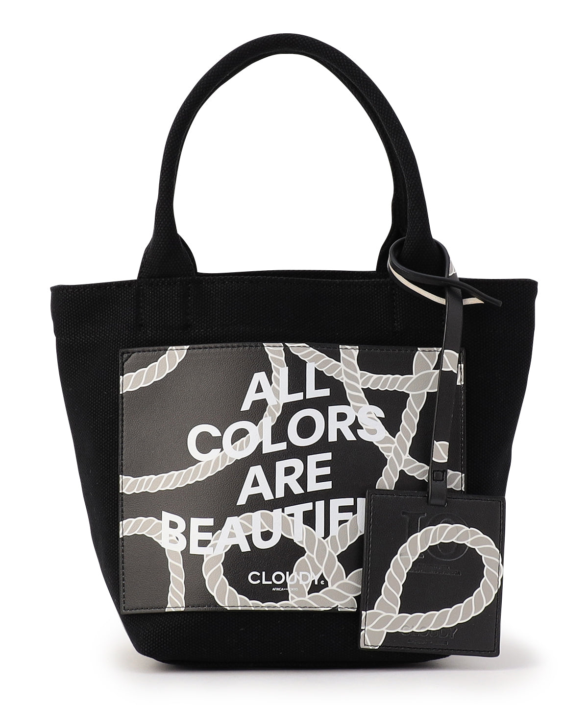 Canvas Tote (Small) ROPE(BLACK)