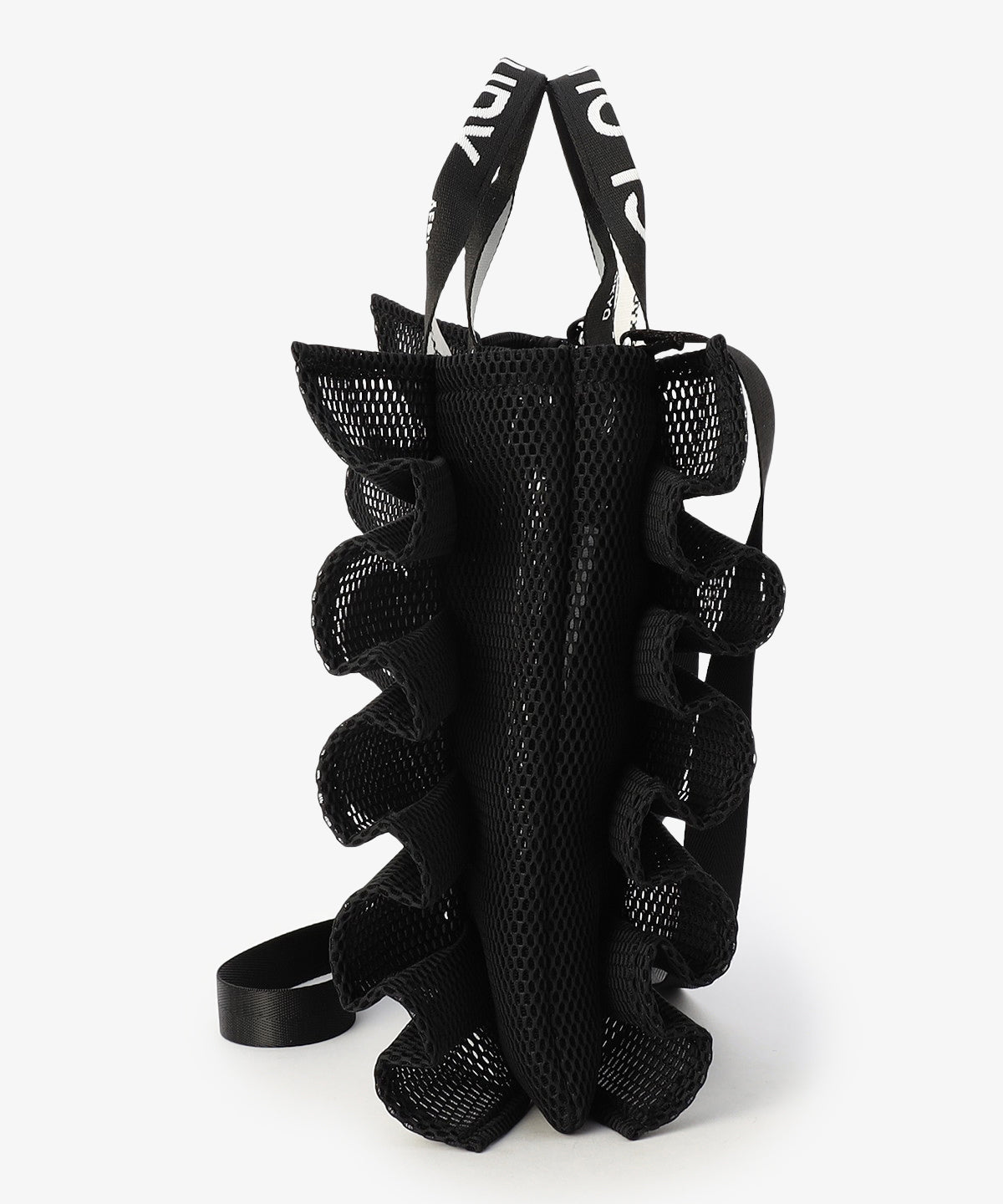 Mesh Frill Bag BLACK