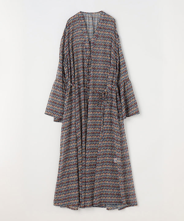 Chiffon Long Cardigan ORANGE