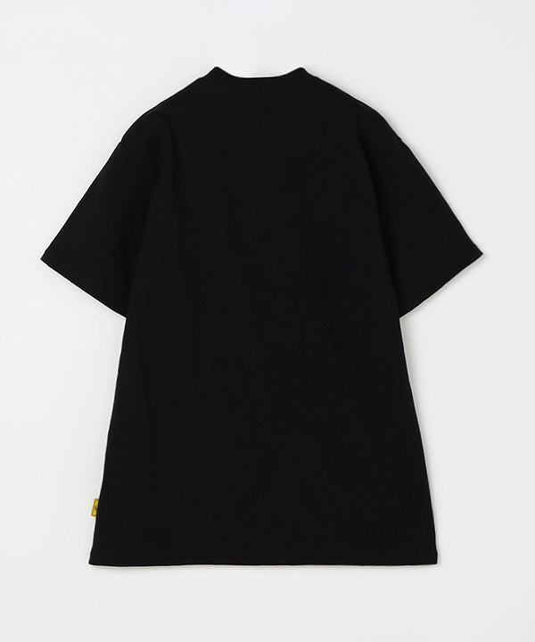 Pocket T-SHIRTS Uneck 380 BLACK