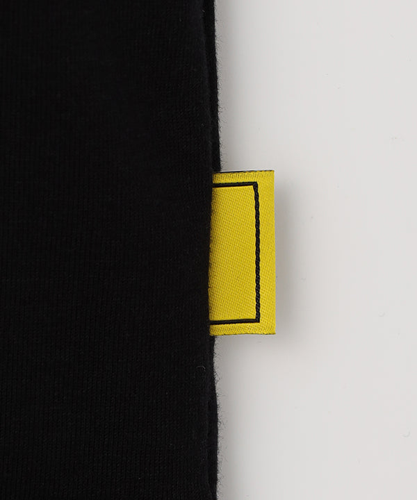 Pocket T-SHIRTS Uneck 380 BLACK