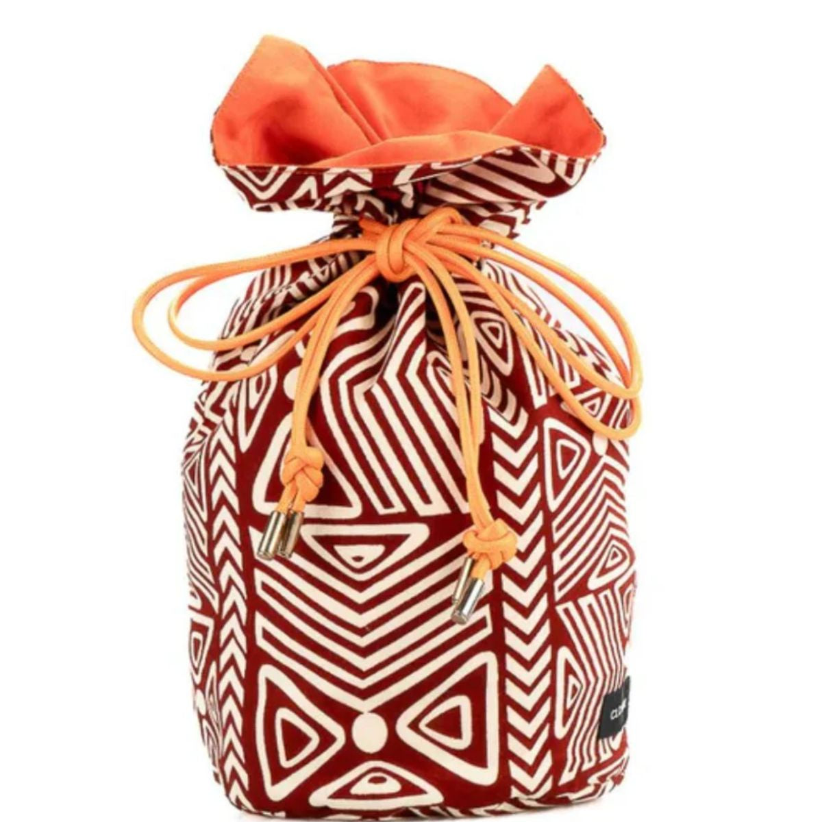 2406-6 ミニチュア巾着トートサシェ 香り袋 オレンジ SOLD→ご注文OK