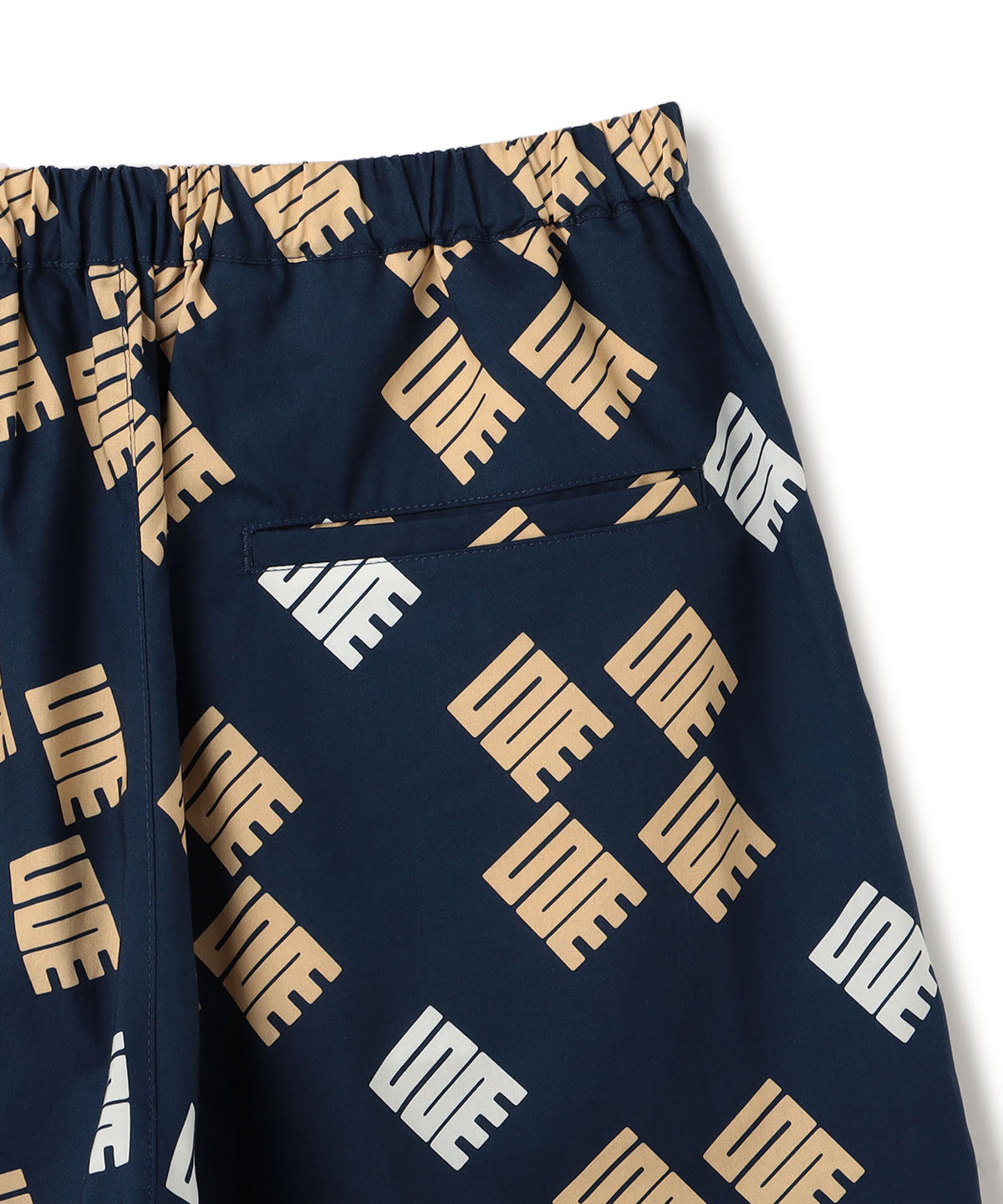 African Textile Shorts NAVY