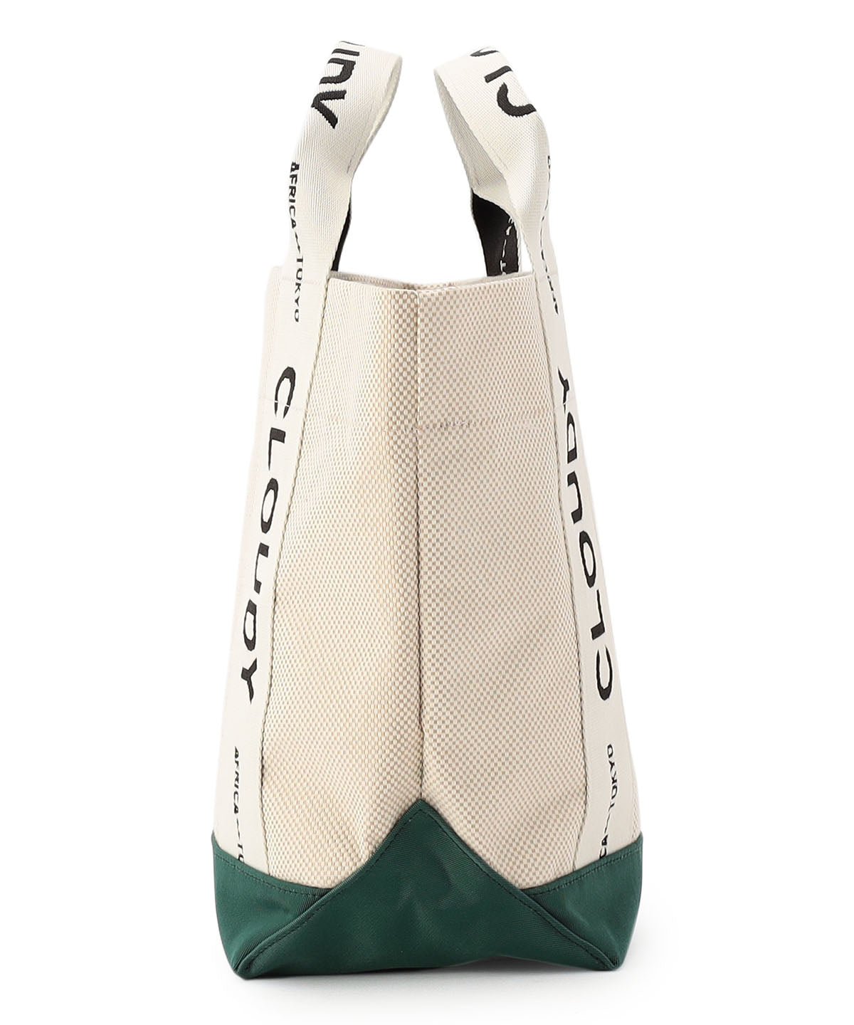 Logo Handle Tote Bag GREEN