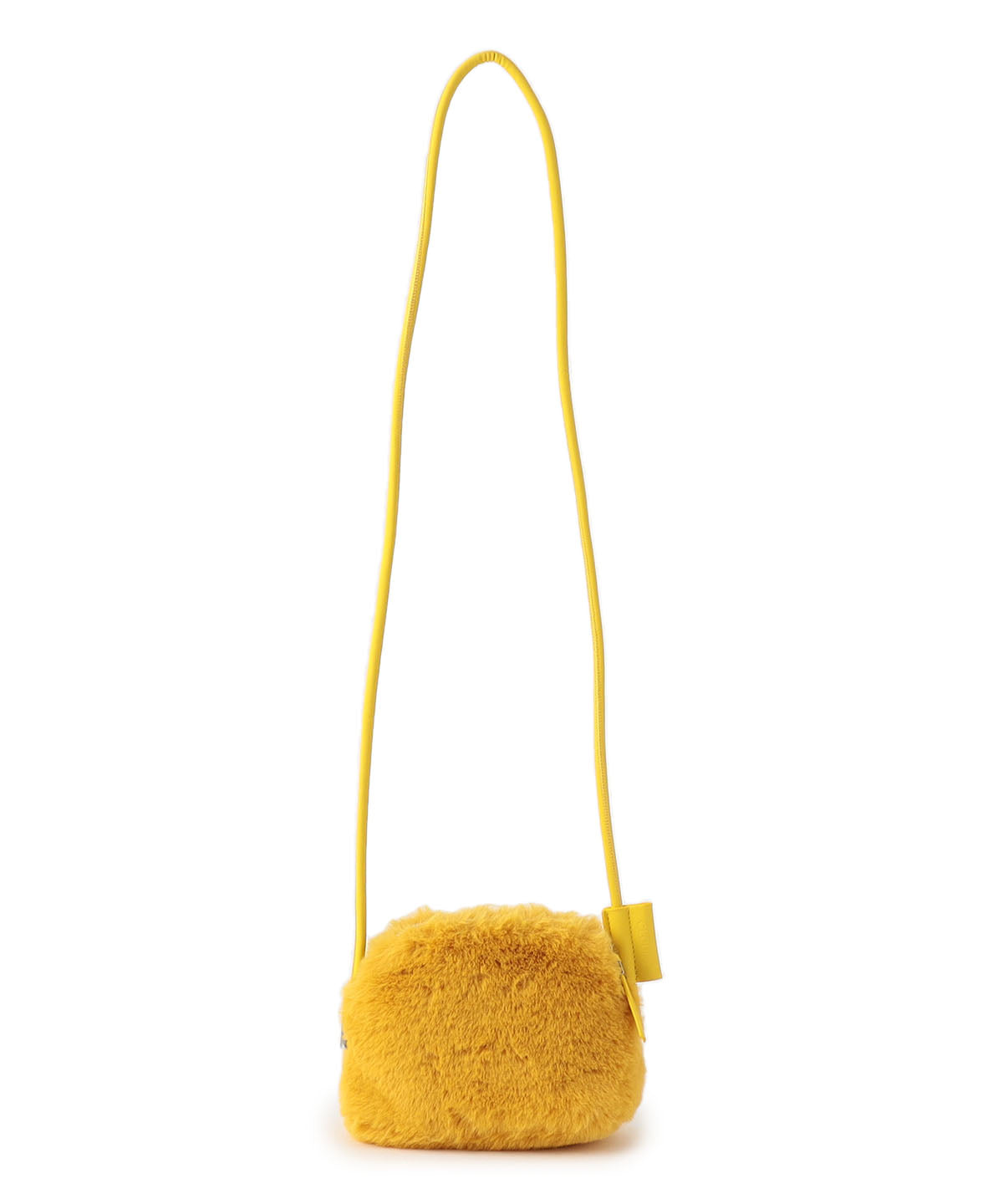 Eco Fur mini Shoulder Bag YELLOW