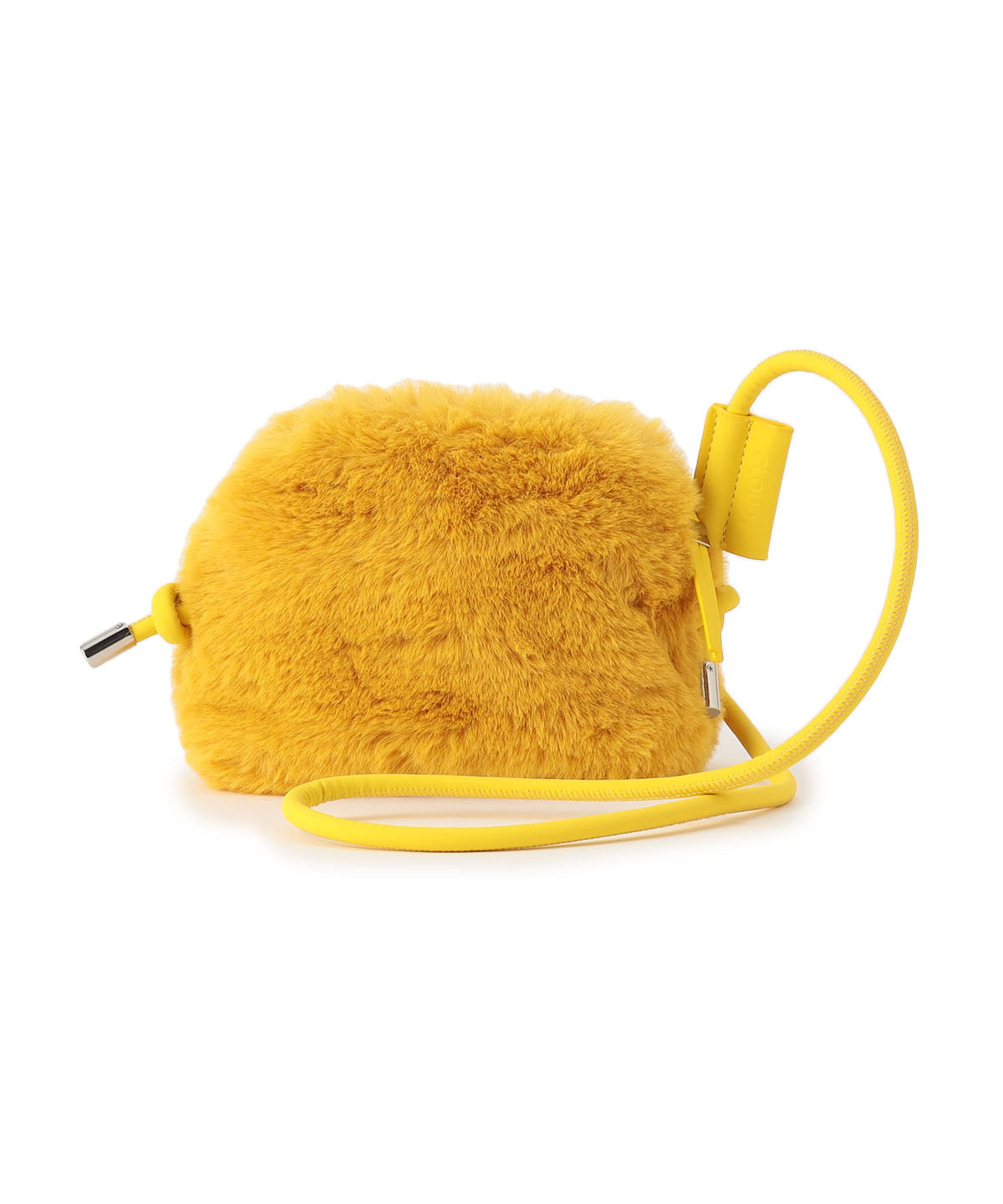 Eco Fur mini Shoulder Bag YELLOW