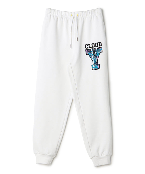 Recycled Sweat Pants CLOUD-Y WHITE