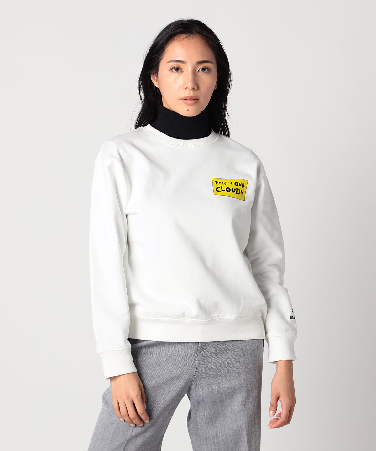 Sweat Shirts THIS IS OUR CLOUDY WHITE