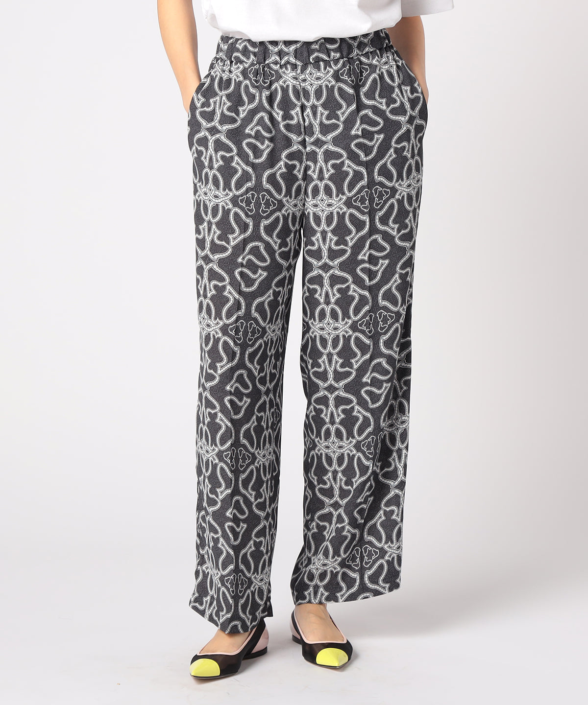 Recycled African Textile Long Pants BLACK