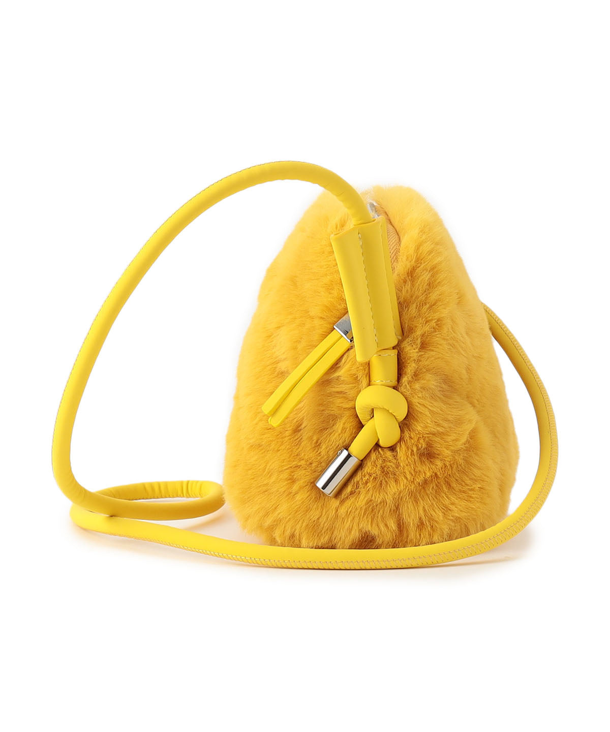 Eco Fur mini Shoulder Bag YELLOW