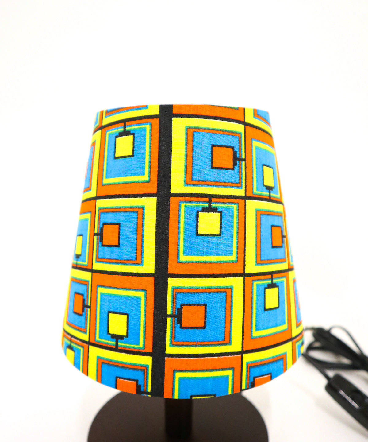 【予約：9月中旬〜下旬発送予定】African textile lamp 106-2