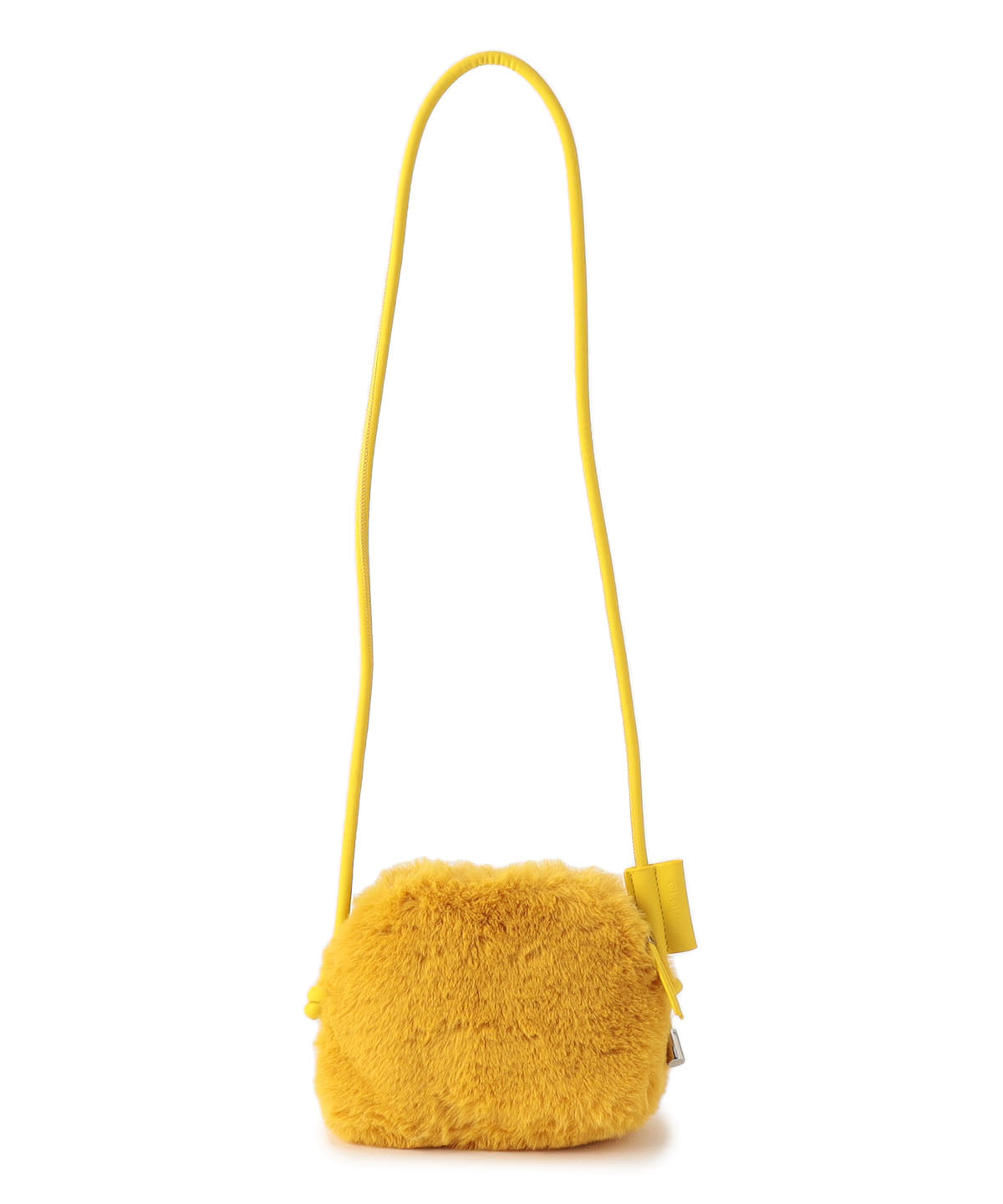 Eco Fur mini Shoulder Bag YELLOW