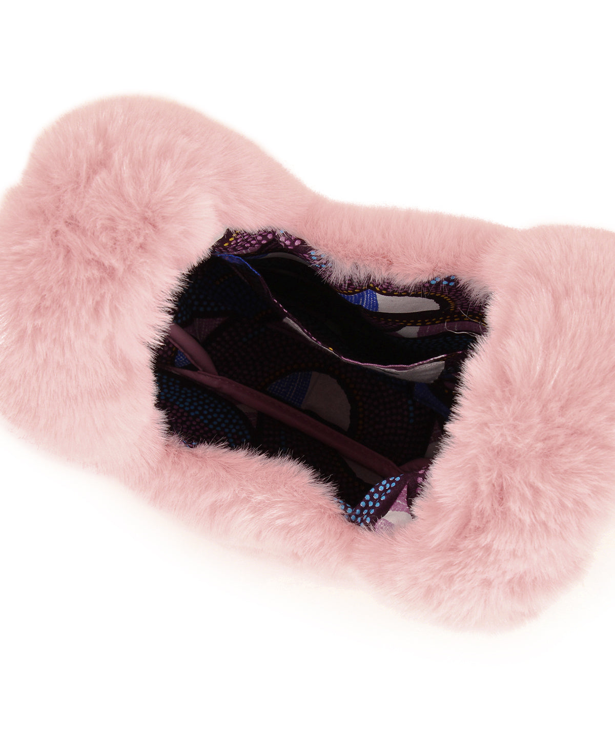 Eco Fur Convenience Bag (Small) PINK