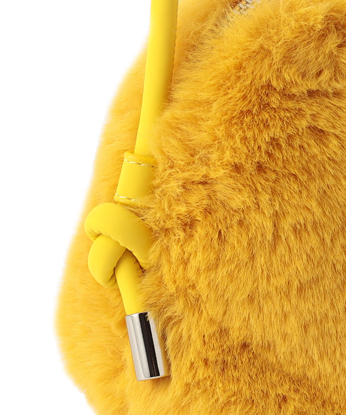 Eco Fur mini Shoulder Bag YELLOW