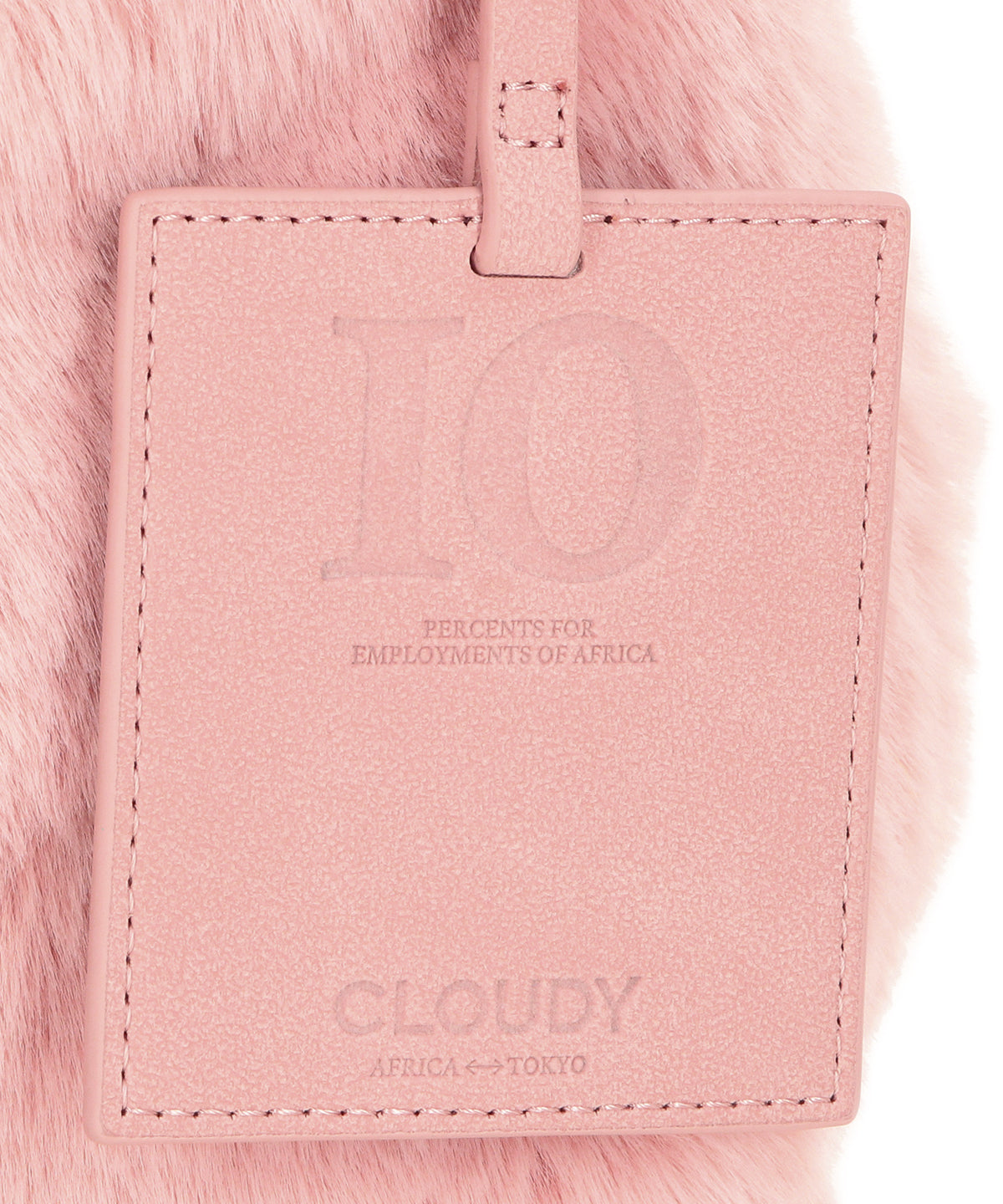 Eco Fur Convenience Bag (Small) PINK