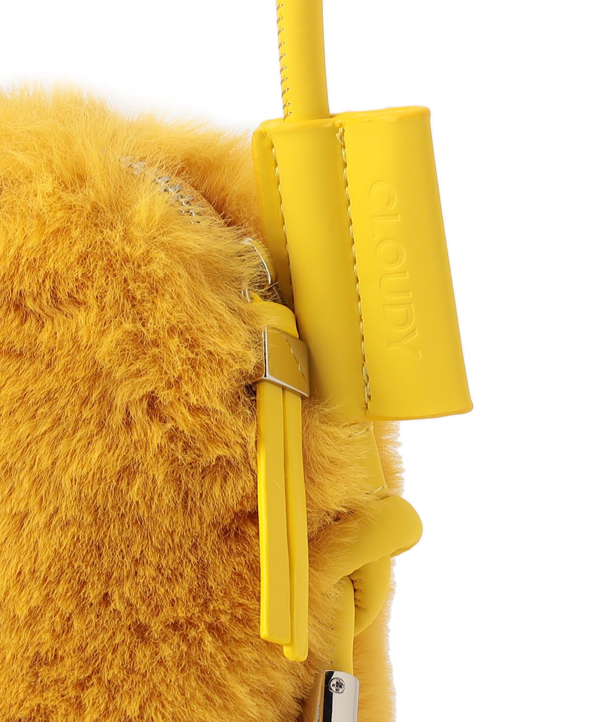 Eco Fur mini Shoulder Bag YELLOW