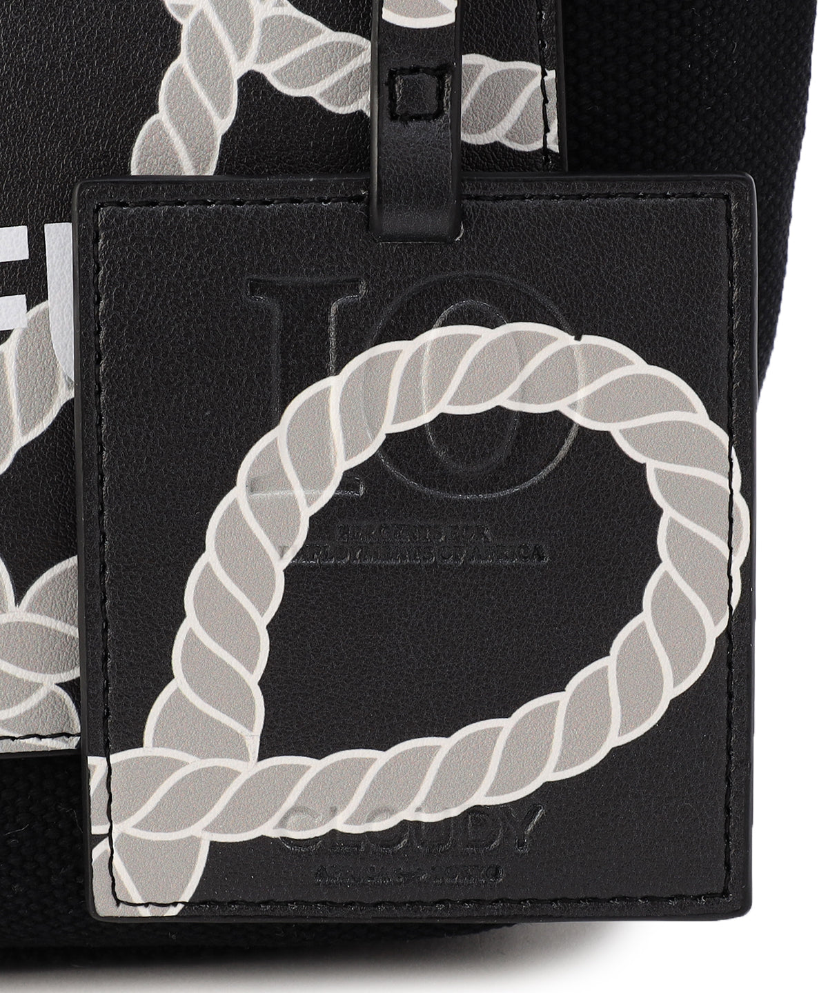 Canvas Tote (Small) ROPE(BLACK)