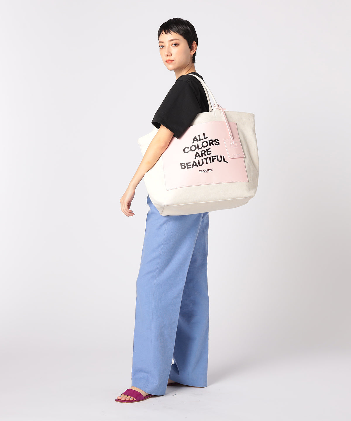 Canvas Tote (Large) BABY PINK