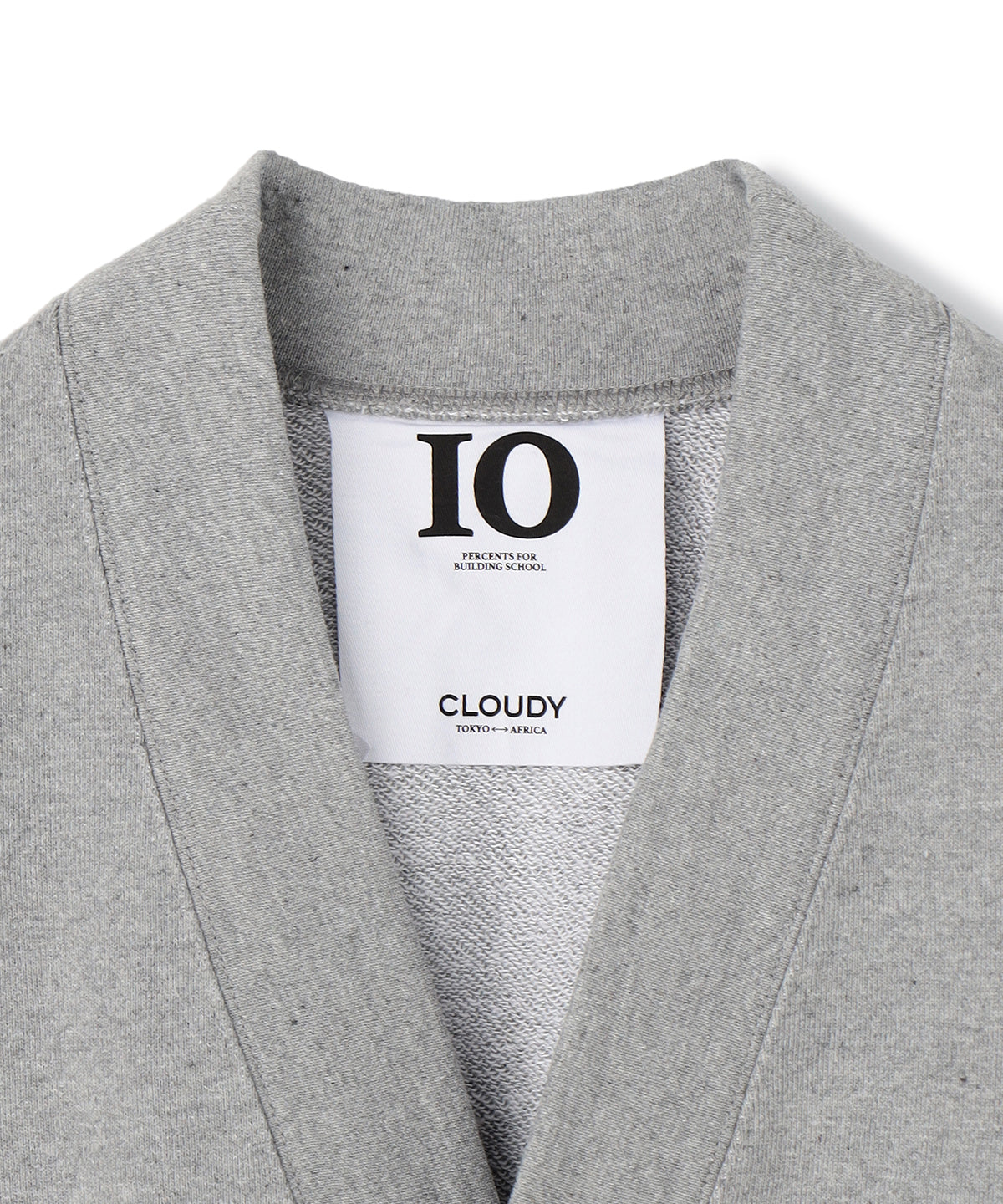 Sweat Cardigan Textile C GRAY