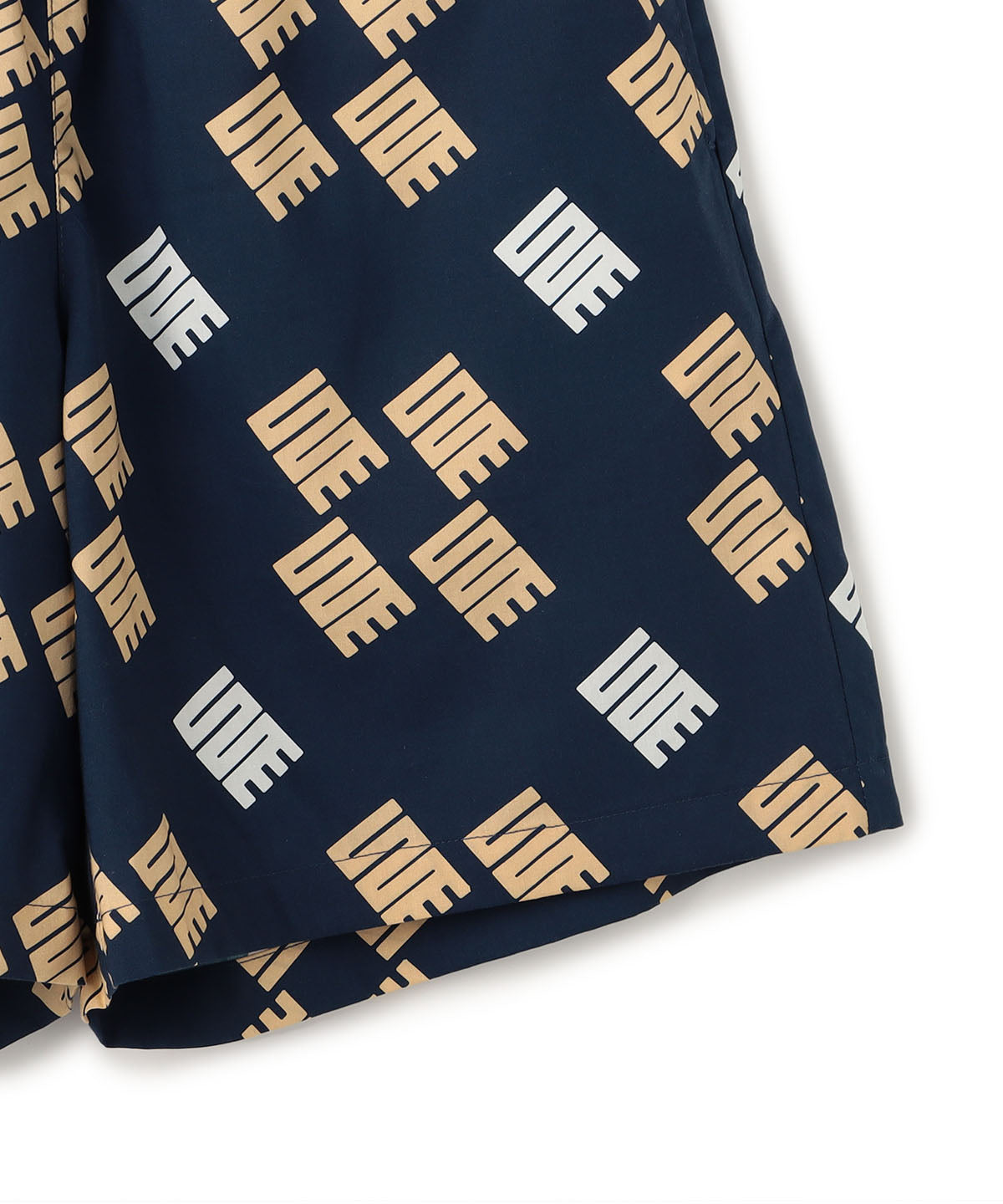 African Textile Shorts NAVY