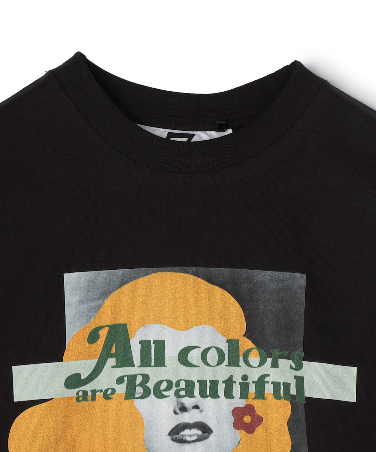 Long Sleeve T-Shirts Collage Sun BLACK