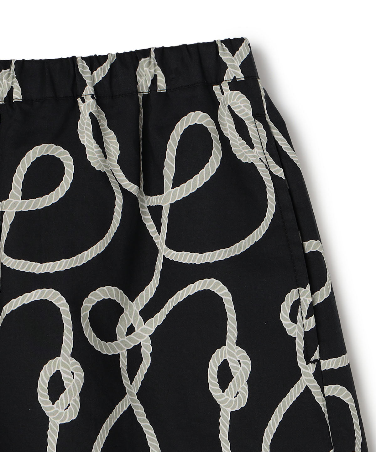 African Textile shorts  BLACKⅡ