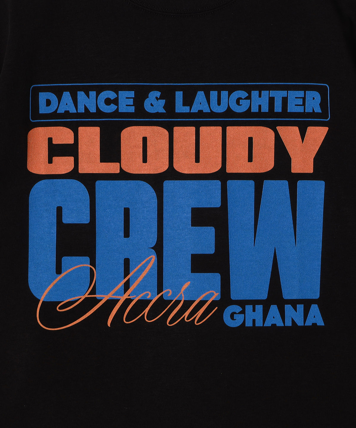 Lunch T-shirt CLOUDY CREW BLACK
