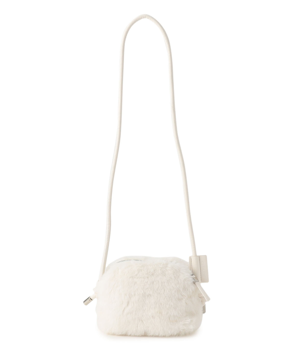 Eco Fur mini Shoulder Bag WHITE