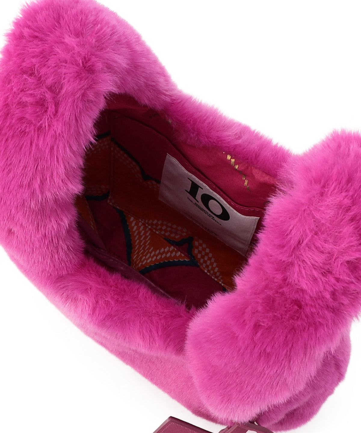 Eco Fur Convenience Bag (Small) PINK