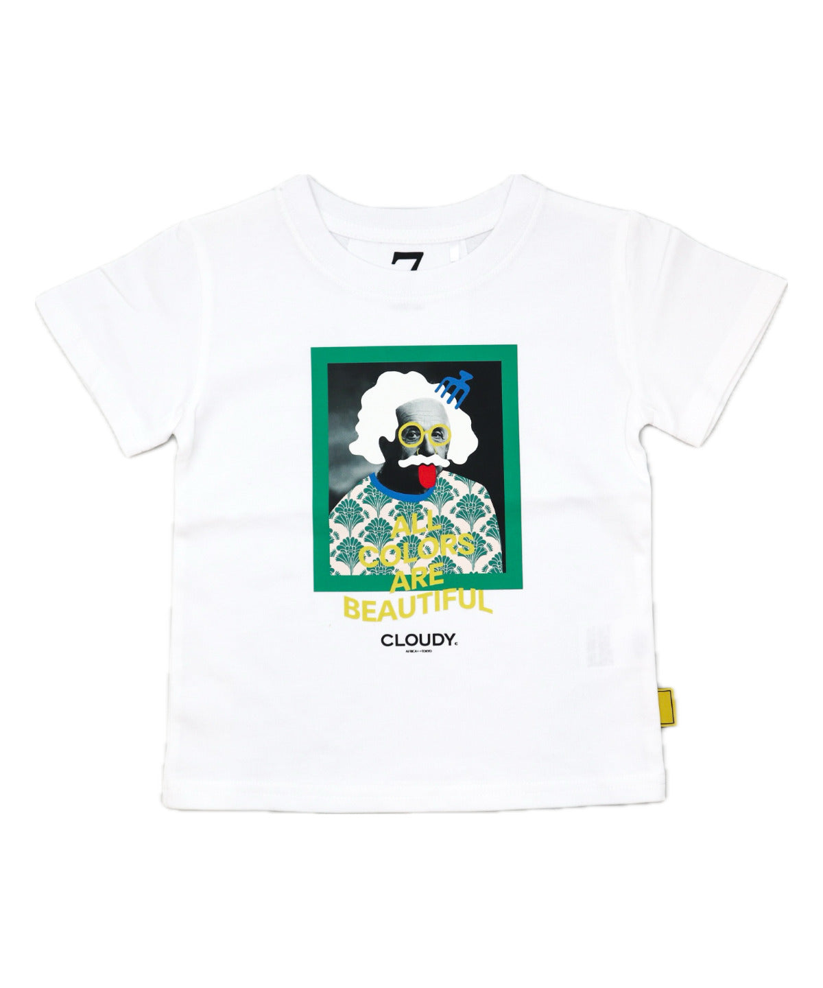 Kids Lunch T-shirt Collage Enigmatic elegance WHITE
