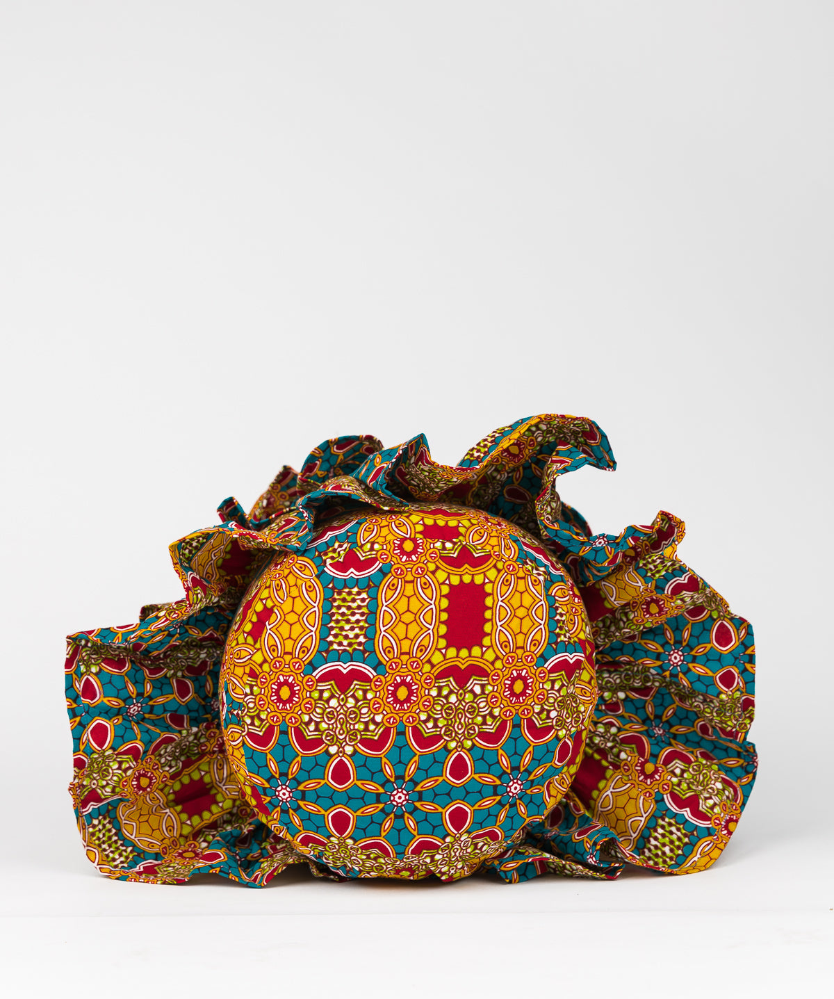 Kitenge Frill Shoulder Bag 058