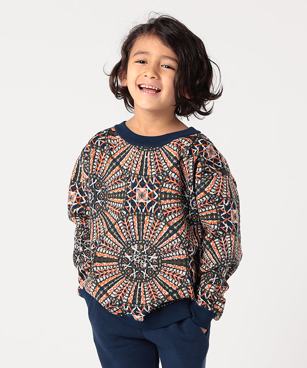 Kids Recycled Knit Sweater BLUE