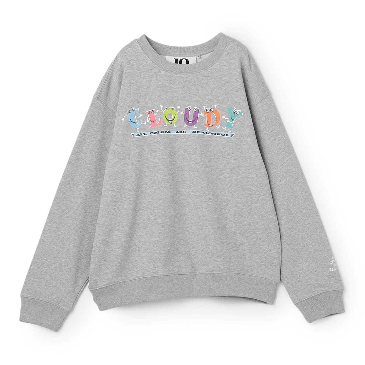 スウェットシャツ CLOUDY characters グレー