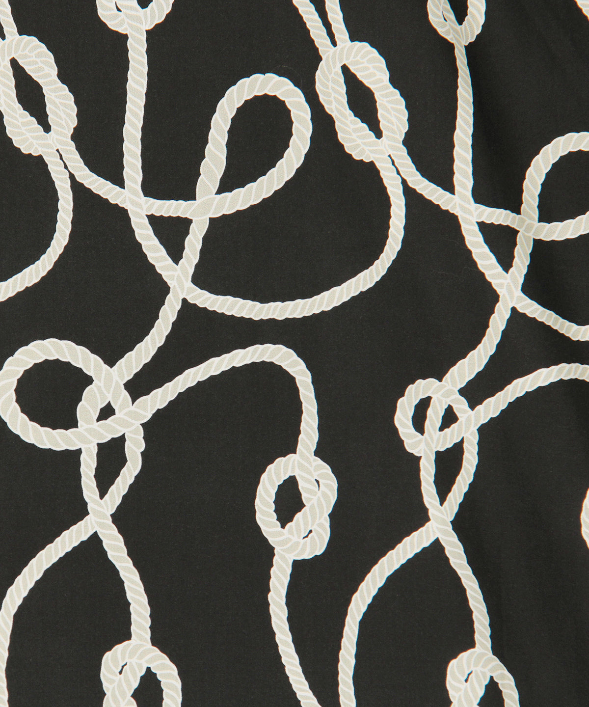 African Textile Shirt BLACK "絆"