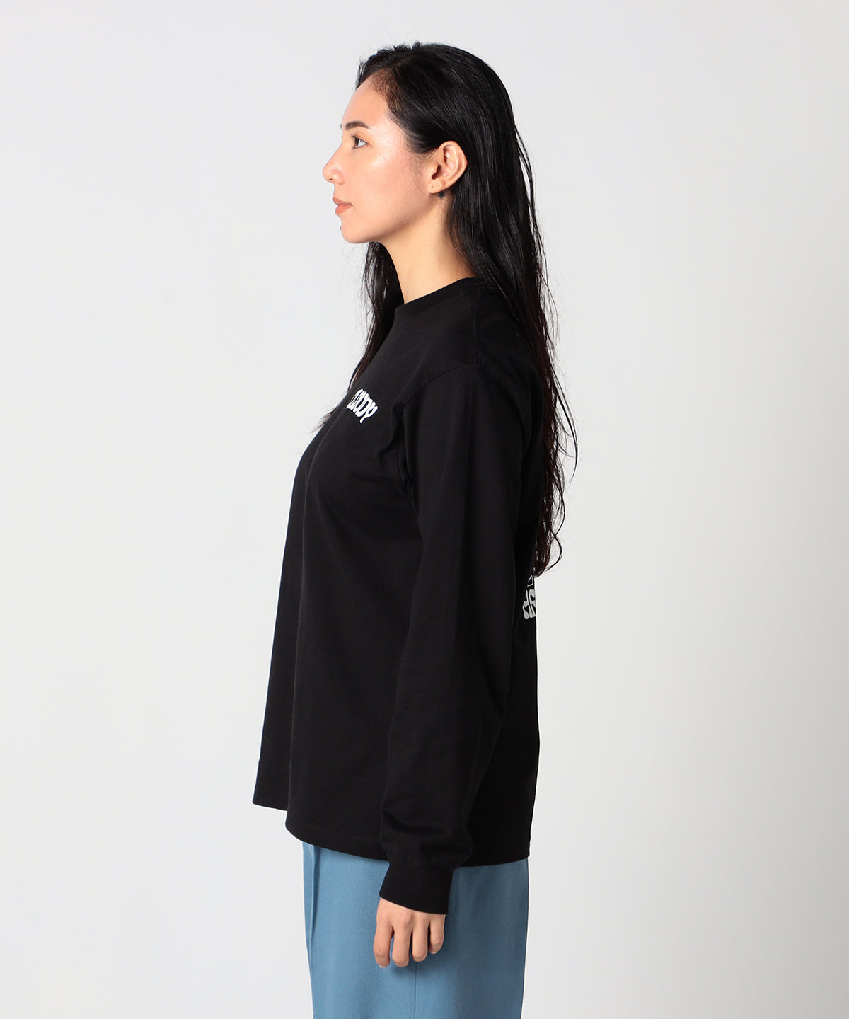 Long Sleeve T-Shirts CLOUDY FARM BLACK