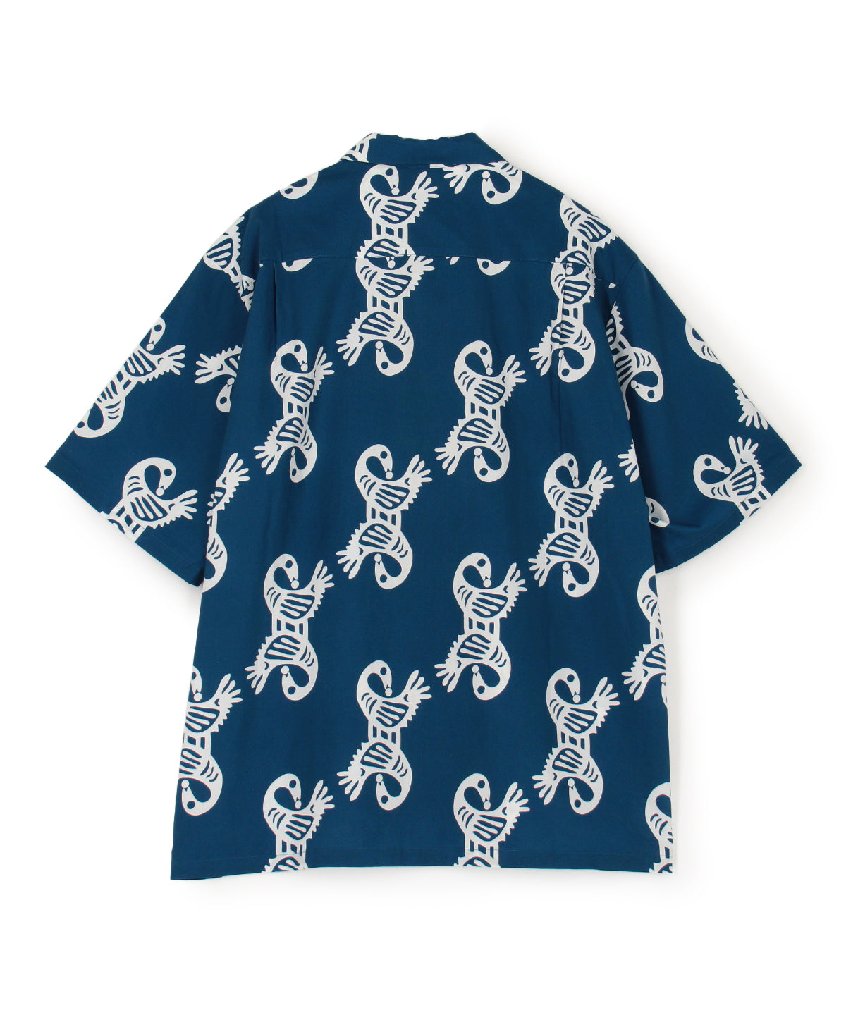 African Textile Shirt BLUE