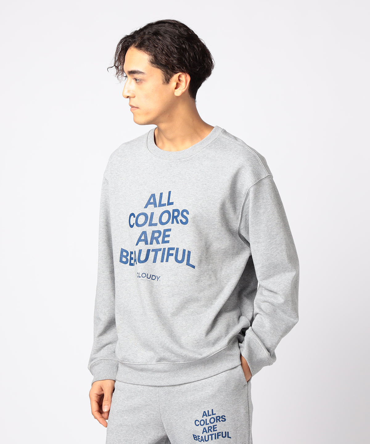 スウェットシャツ ALL COLORS ARE BEAUTIFUL グレー