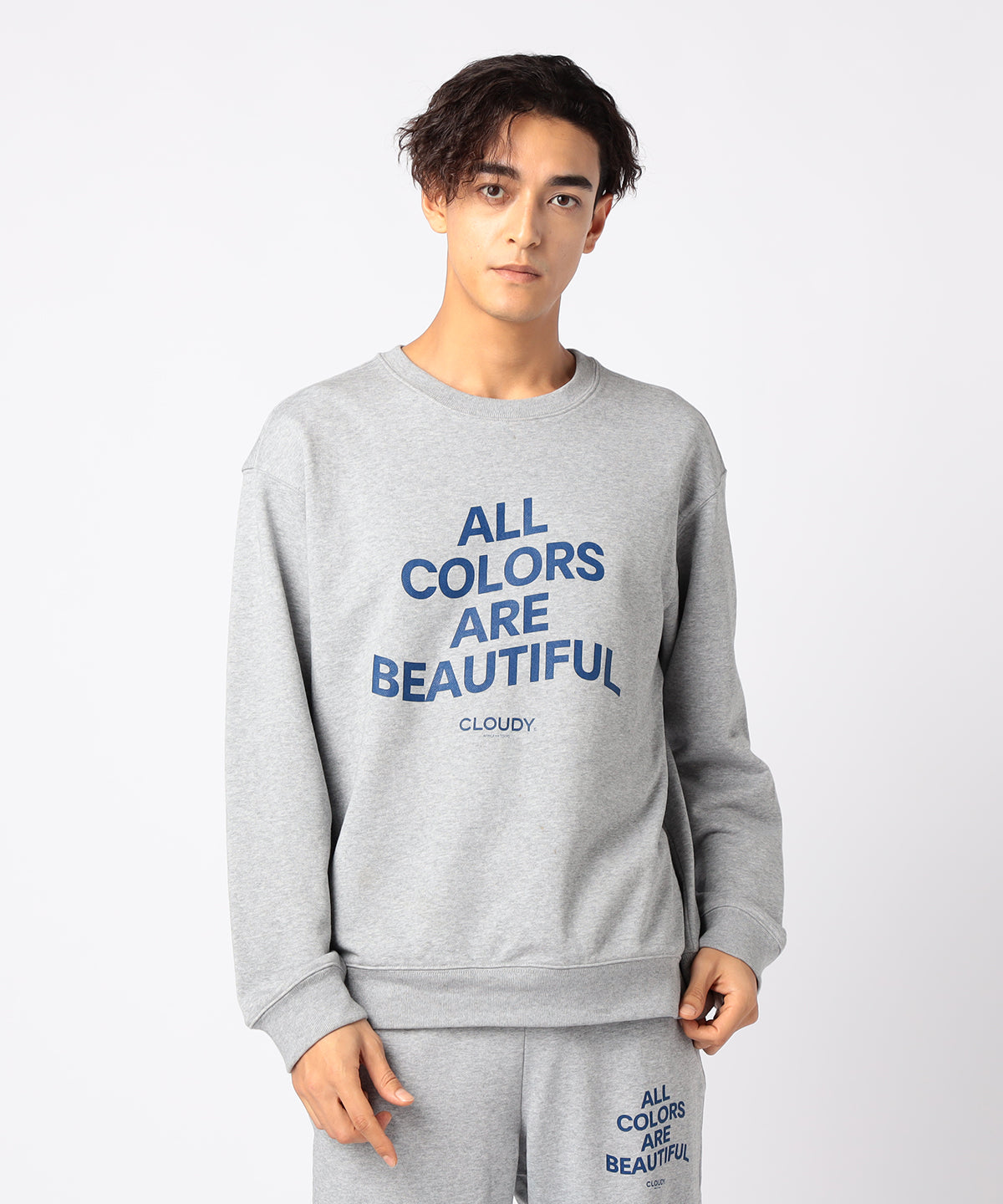 スウェットシャツ ALL COLORS ARE BEAUTIFUL グレー