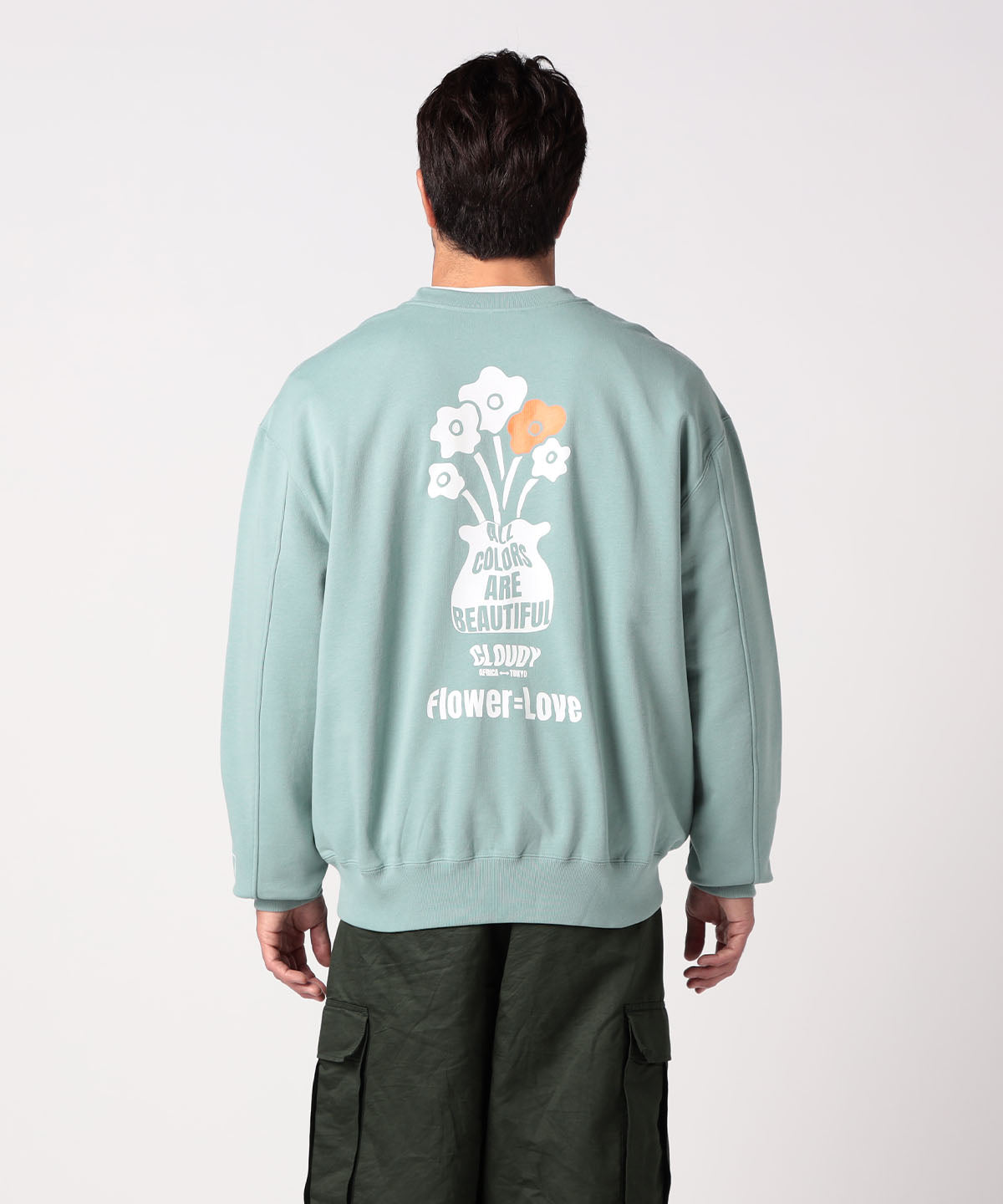 Sweat Shirts All Colors Are Beautiful ICE GREEN