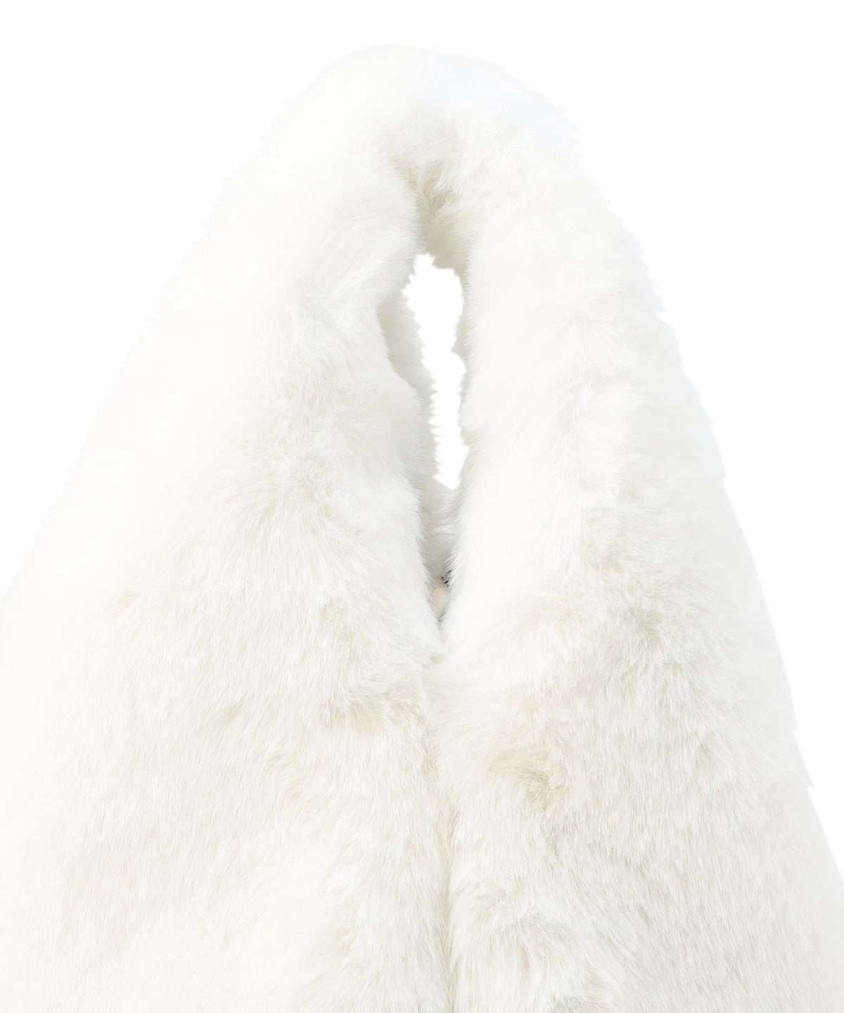 Eco Fur Convenience Bag(Medium) WHITE×BLACK