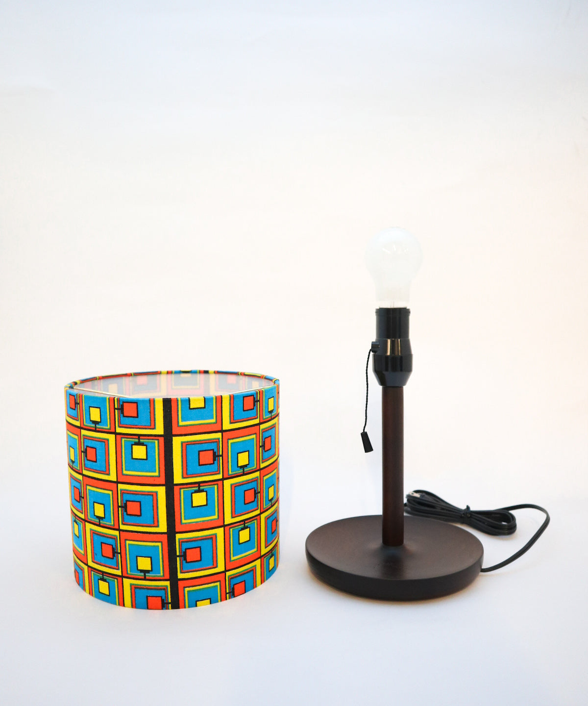 African textile Lamp 104-4