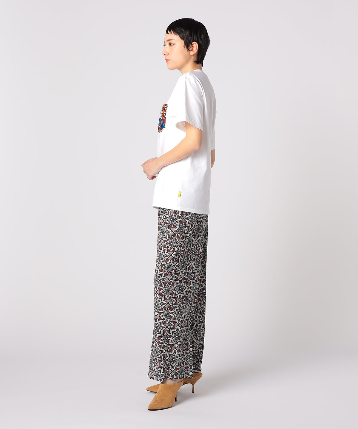 Recycled African Textile Long Pants BROWN