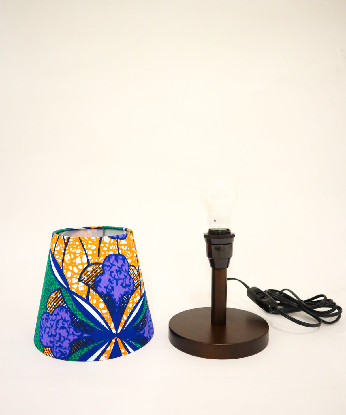 African textile lamp 108-2