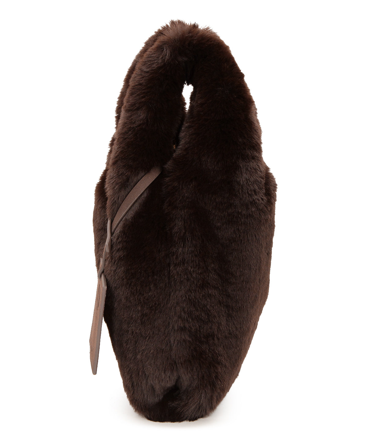 Eco Fur Convenience Bag (Small) BROWN