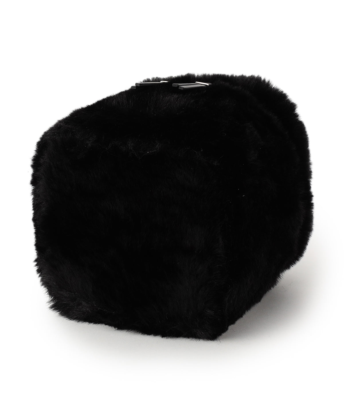 Eco Fur Vanity Bag BLACK