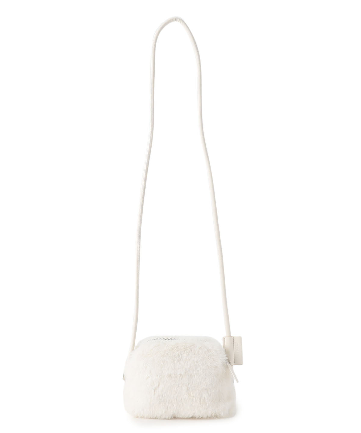 Eco Fur mini Shoulder Bag WHITE